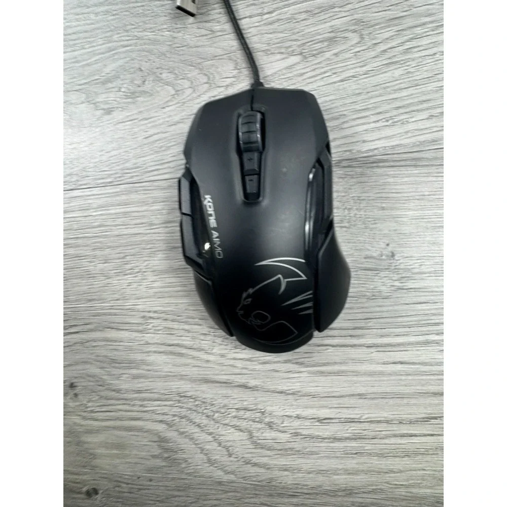 Kone Roc-11-815-Bk Gaming Mouse Lights Black Tilt Wheel USB 2.0 Wired Optical